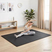 Podne prostirke 50 kom. Crna 18 m² EVA pjenasti materijal
