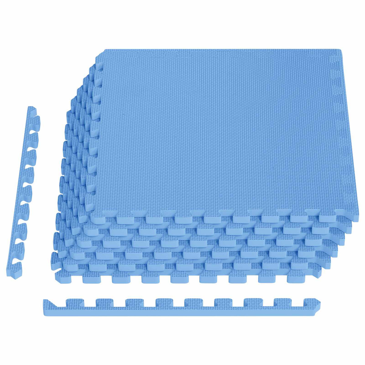 Podne prostirke 6 kom. Plava 2,16 m² EVA pjenasti materijal