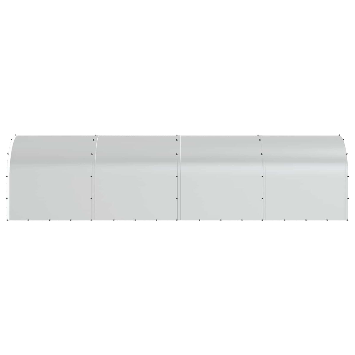 Kokošinjac Srebrna 800 x 200 x 200 cm Pocinčani čelik