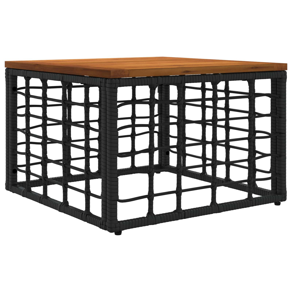 Set vanjskih sofa 6 kom. Crna i tamno siva Poliester