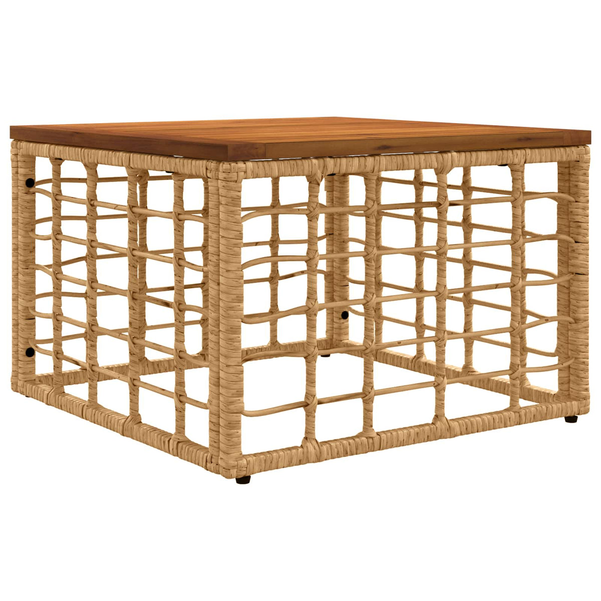 Set vanjskih sofa 7 kom. Prirodna i krema bijela poliratan