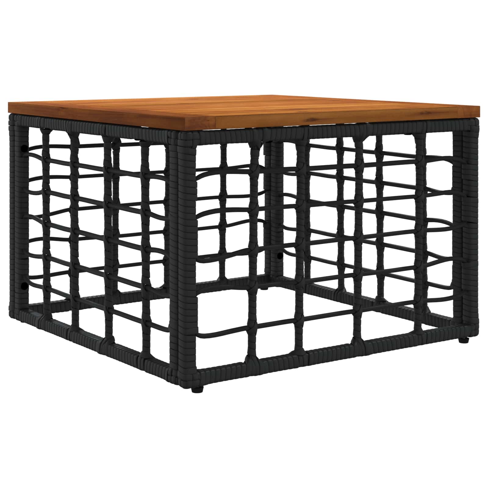 Set vanjskih sofa 8 kom. Crna i tamno siva Poliester