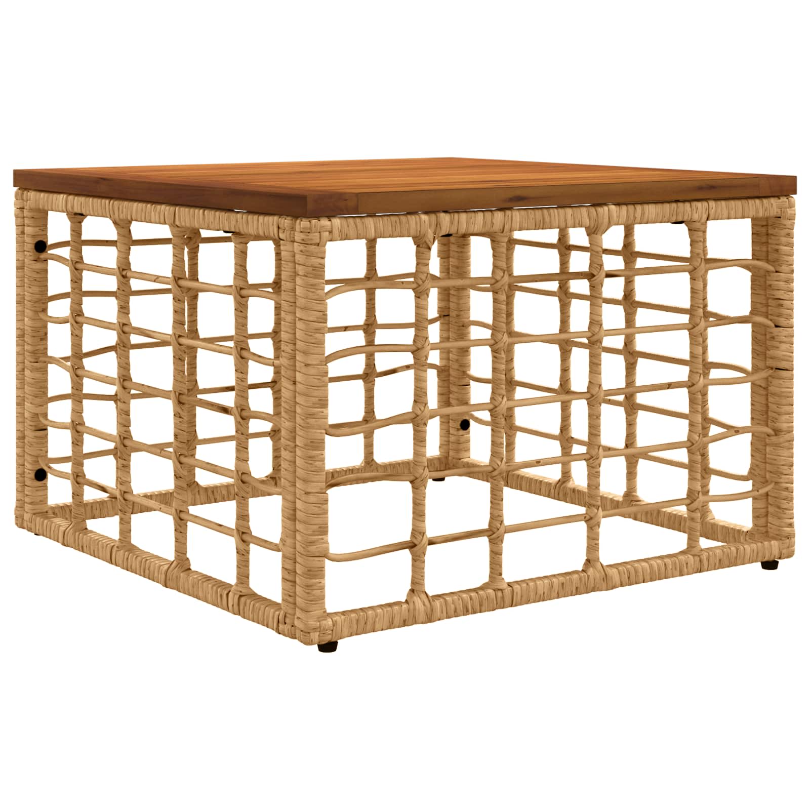 Set vanjskih sofa 11 kom. Prirodna i krema bijela Poliester