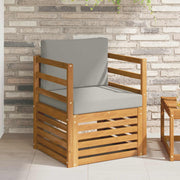 Set vanjskih sofa Čvrsto drvo akacije i poliester