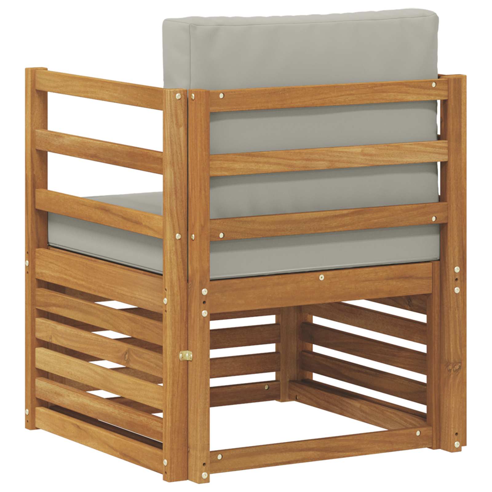 Set vanjskih sofa Čvrsto drvo akacije i poliester