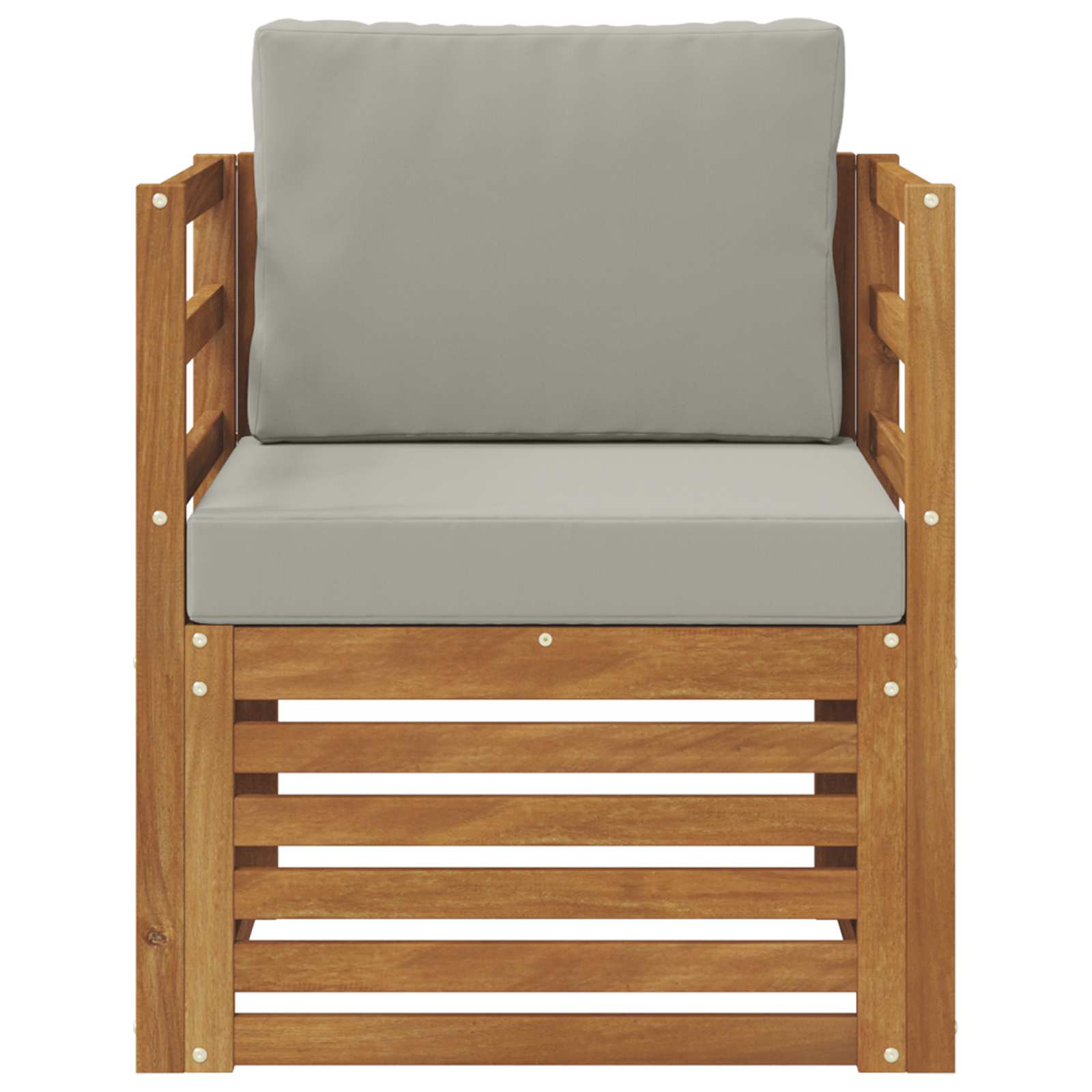 Set vanjskih sofa Čvrsto drvo akacije i poliester