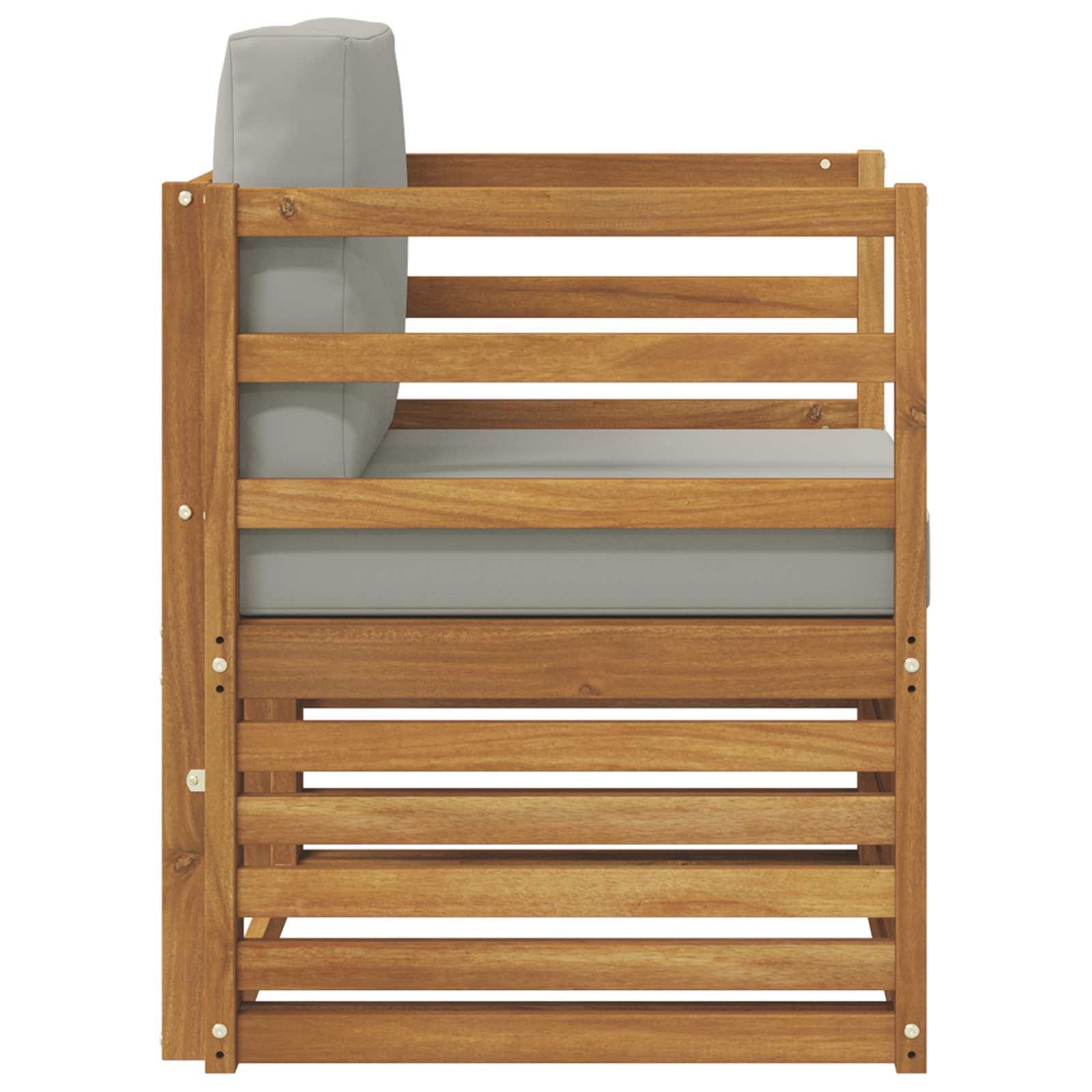 Set vanjskih sofa Čvrsto drvo akacije i poliester