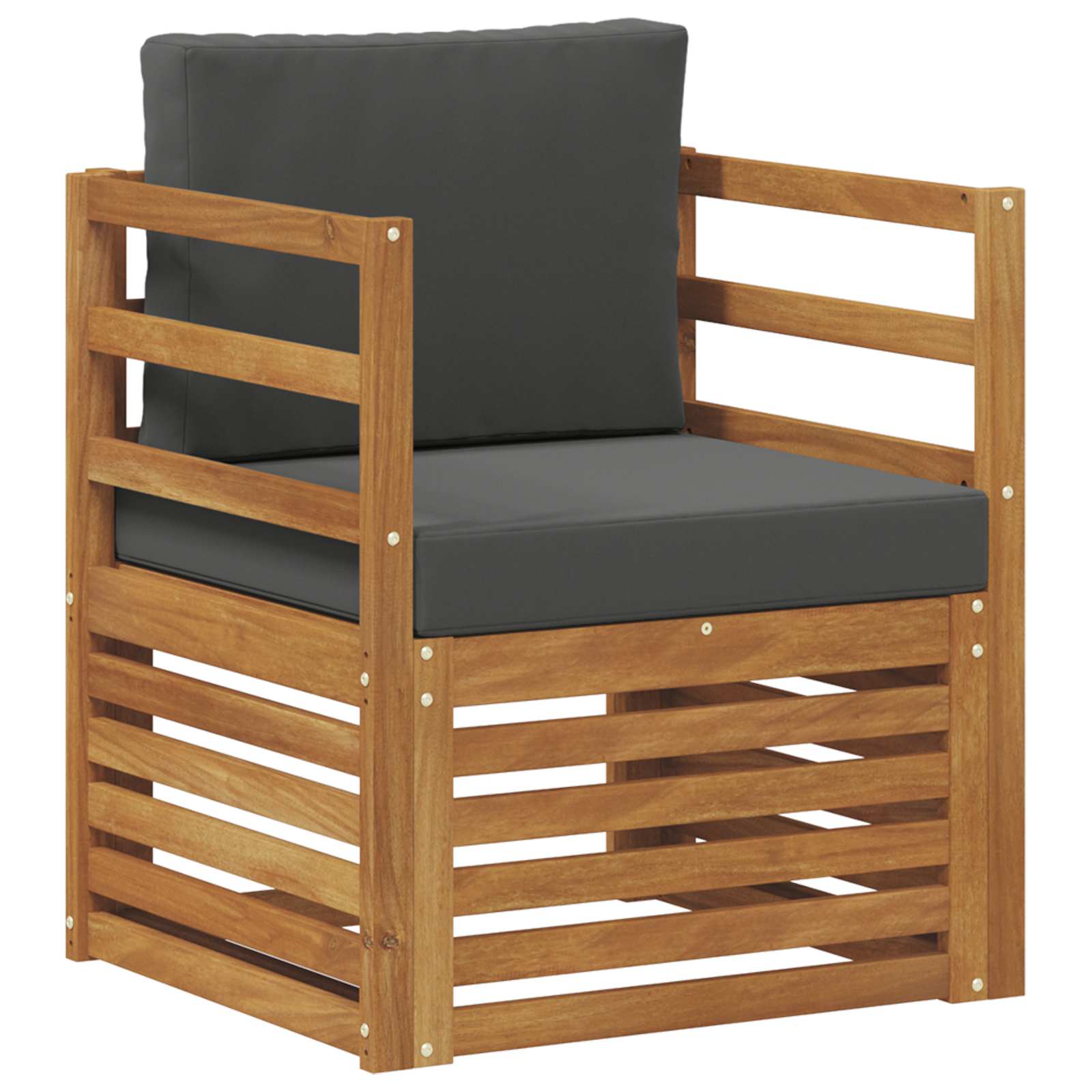 Set vanjskih sofa Čvrsto drvo akacije i poliester