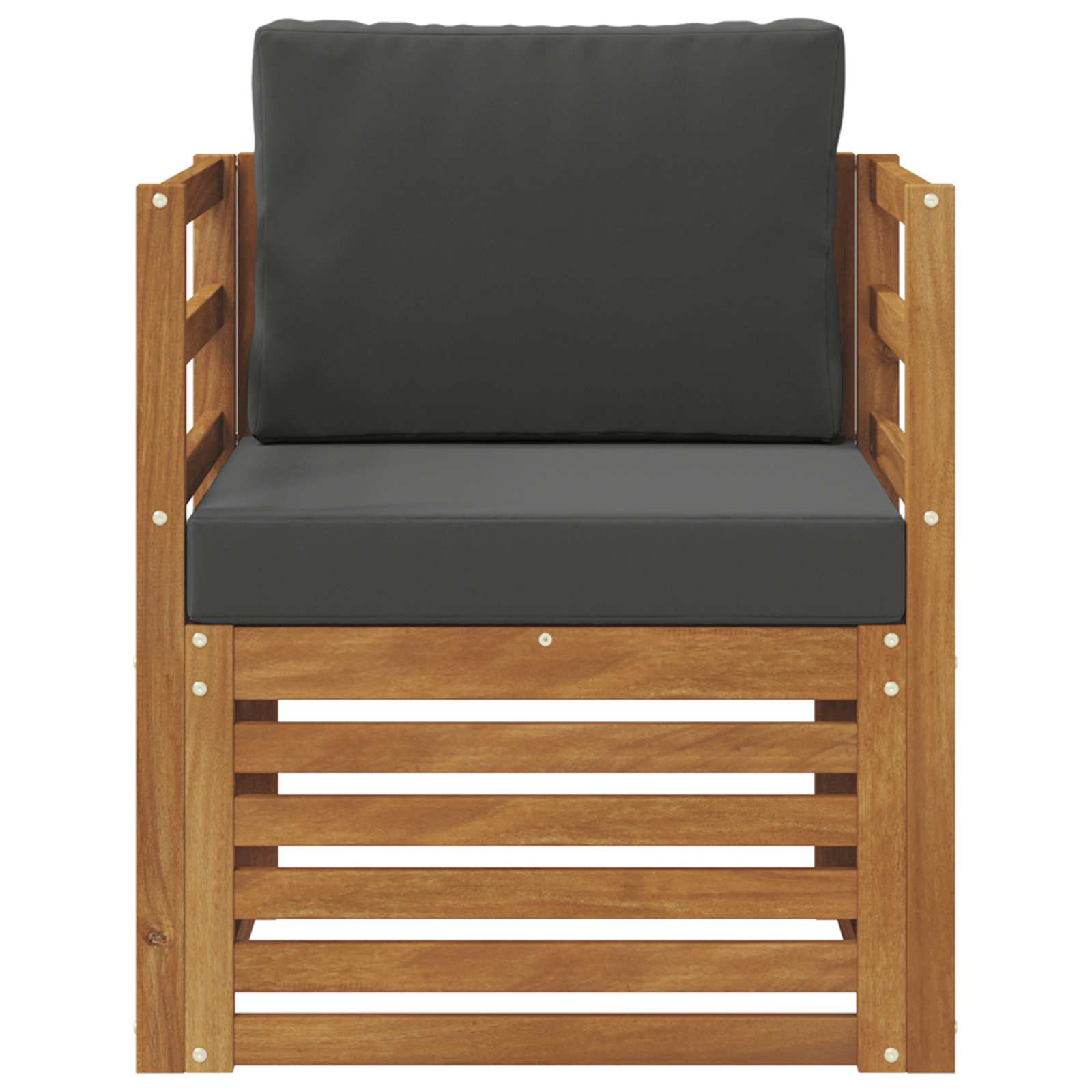 Set vanjskih sofa Čvrsto drvo akacije i poliester