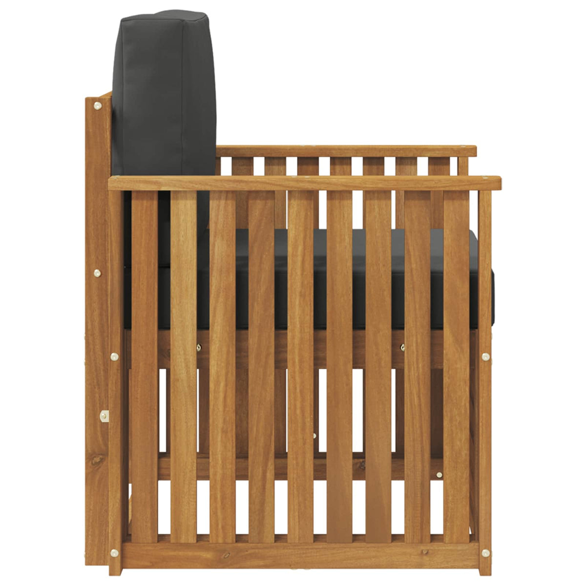 Set vanjskih sofa Čvrsto drvo akacije i poliester