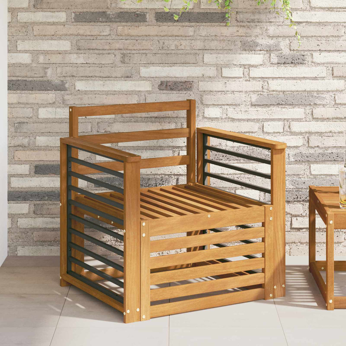 Set vanjskih sofa Čvrsto drvo akacije