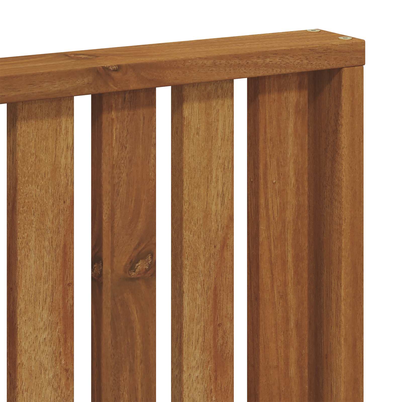 Vanjski kauč Čvrsto drvo akacije i poliester Prirodna i bež