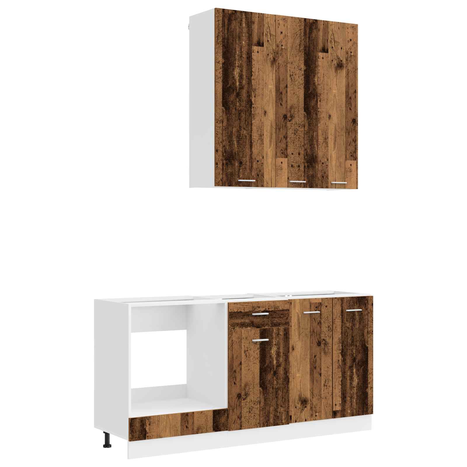 Kuhinjska jedinica LYON 5 pcs Staro drvo Konstruirano drvo