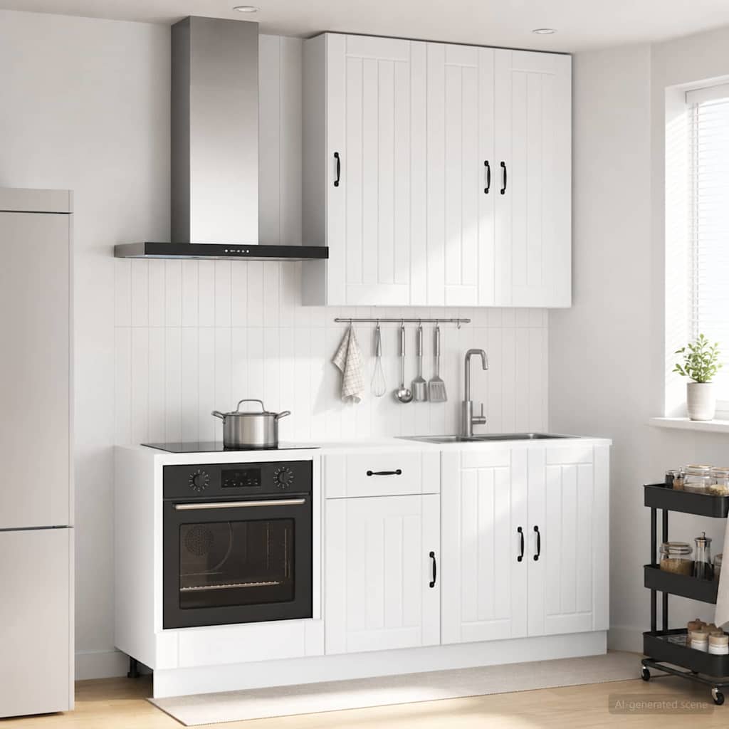 Kuhinjska jedinica LUCCA 5 pcs Bijela visokog sjaja