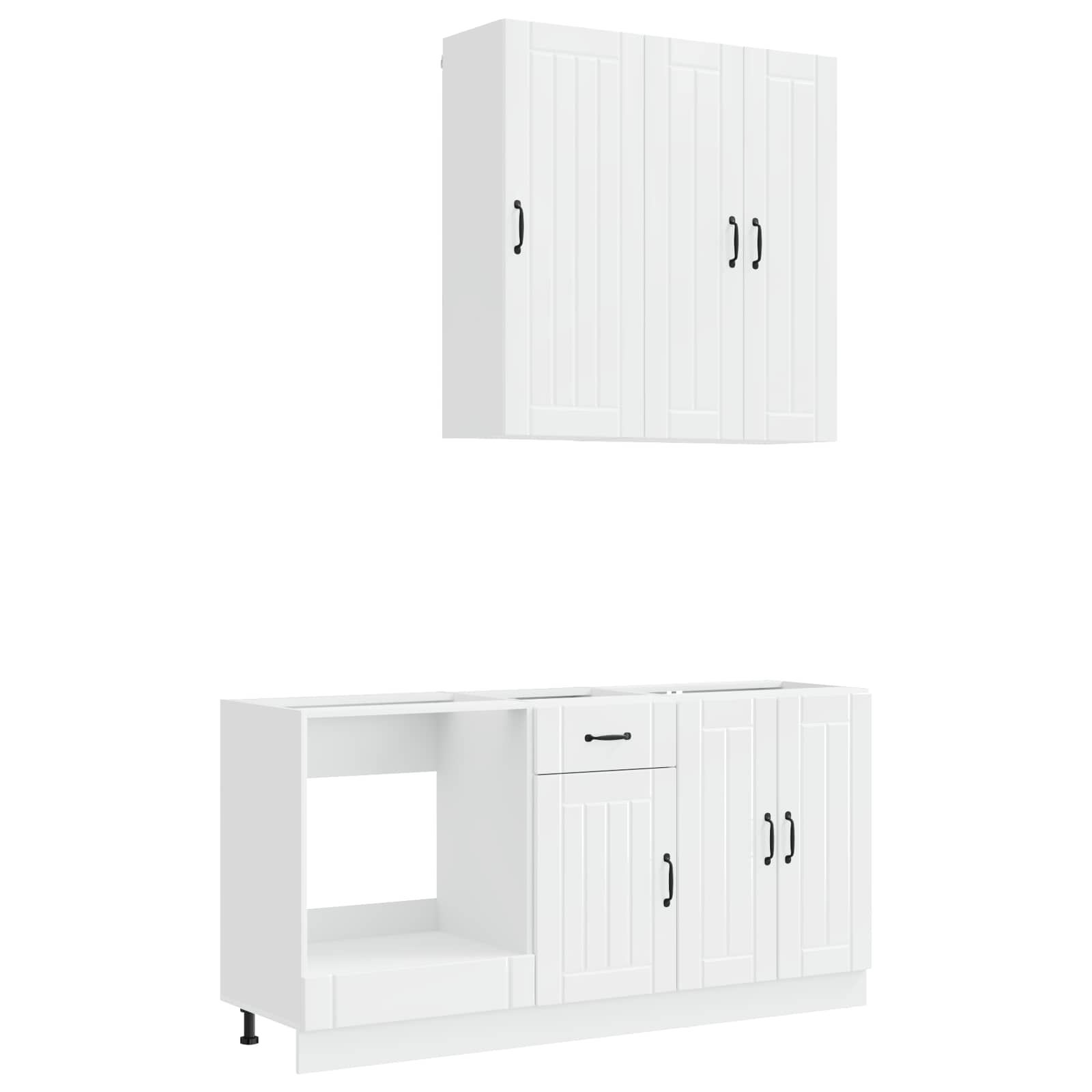 Kuhinjska jedinica LUCCA 5 pcs Bijela visokog sjaja