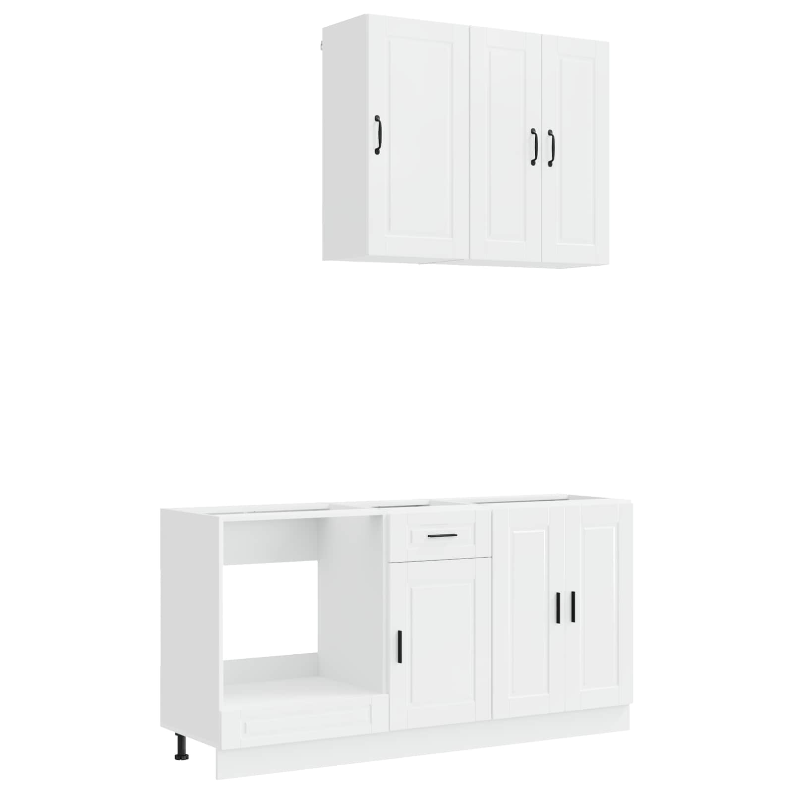 Kuhinjska jedinica PORTO 5 pcs Bijela visokog sjaja