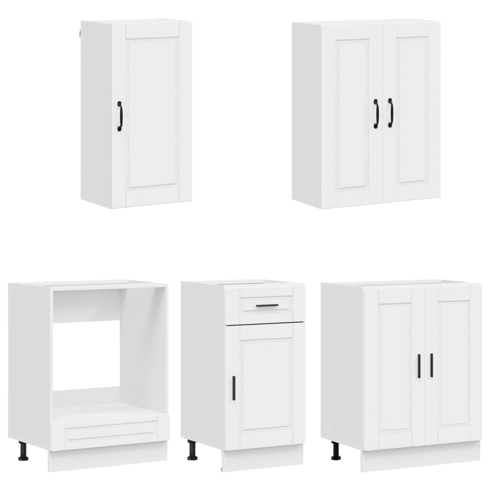 Kuhinjska jedinica PORTO 5 pcs Bijela visokog sjaja