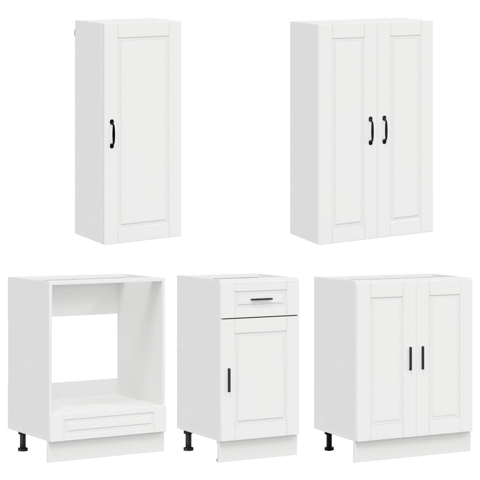 Kuhinjska jedinica PORTO 5 pcs Bijela visokog sjaja