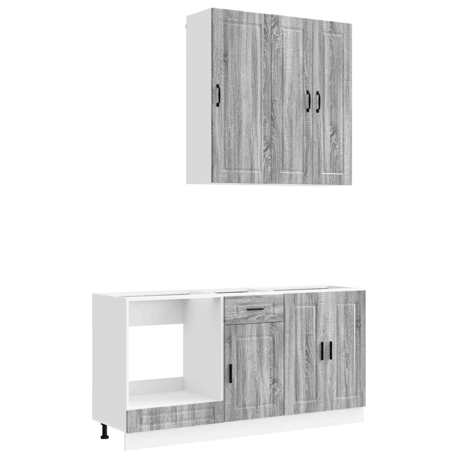 Kuhinjska jedinica PORTO 5 pcs Siva Sonoma Konstruirano drvo