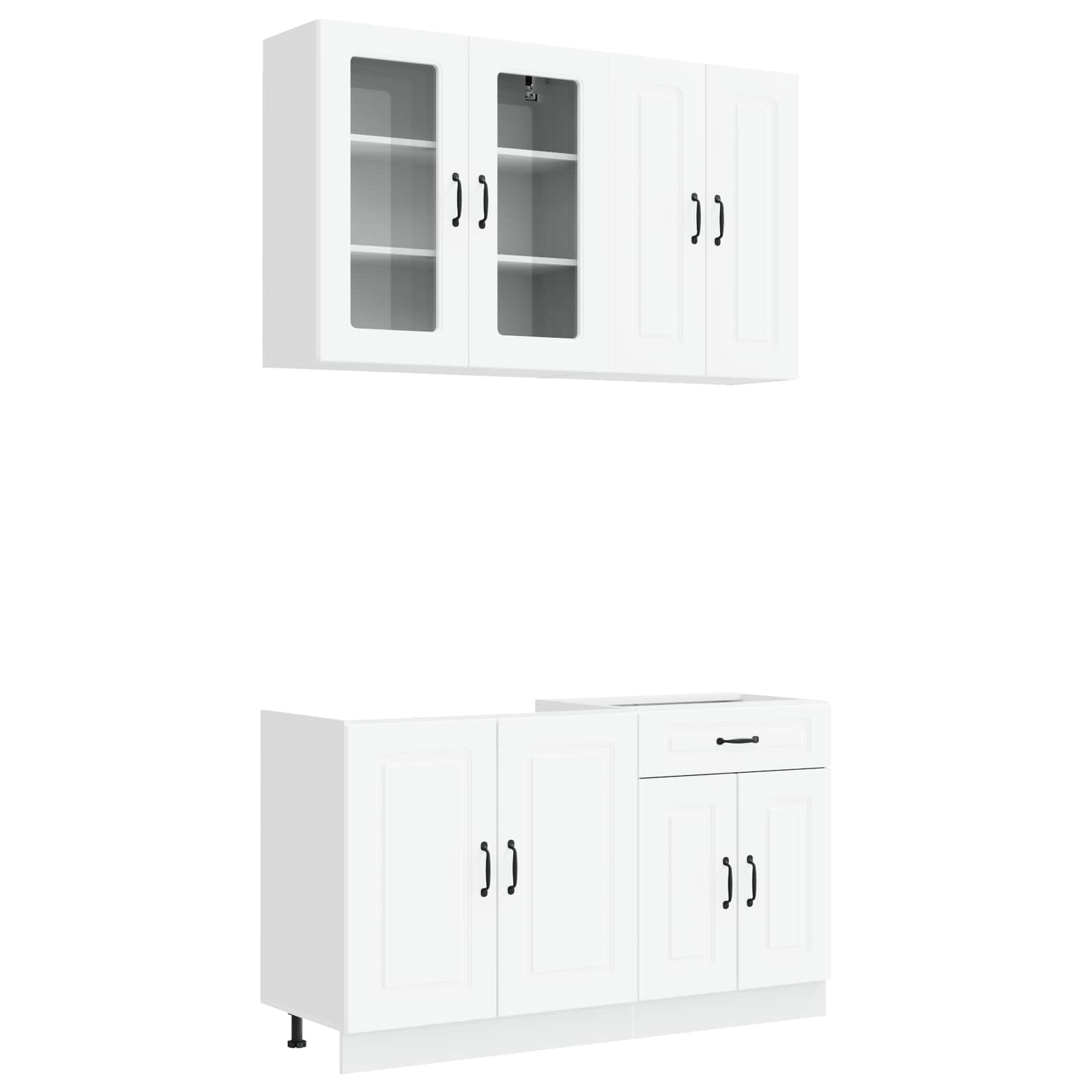Kuhinjska jedinica KALMAR 4 pcs Bijela Konstruirano drvo