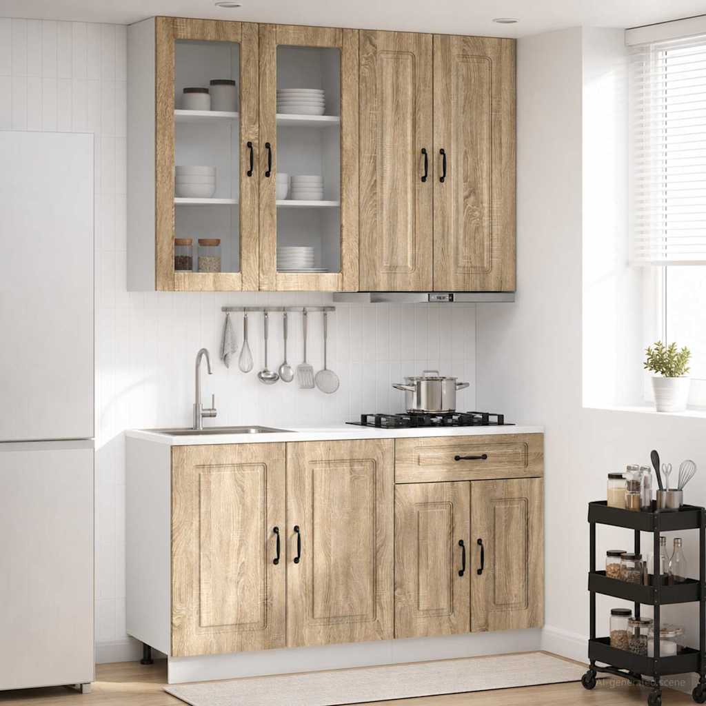 Kuhinjska jedinica KALMAR 4 pcs Hrast sonoma Konstruirano drvo