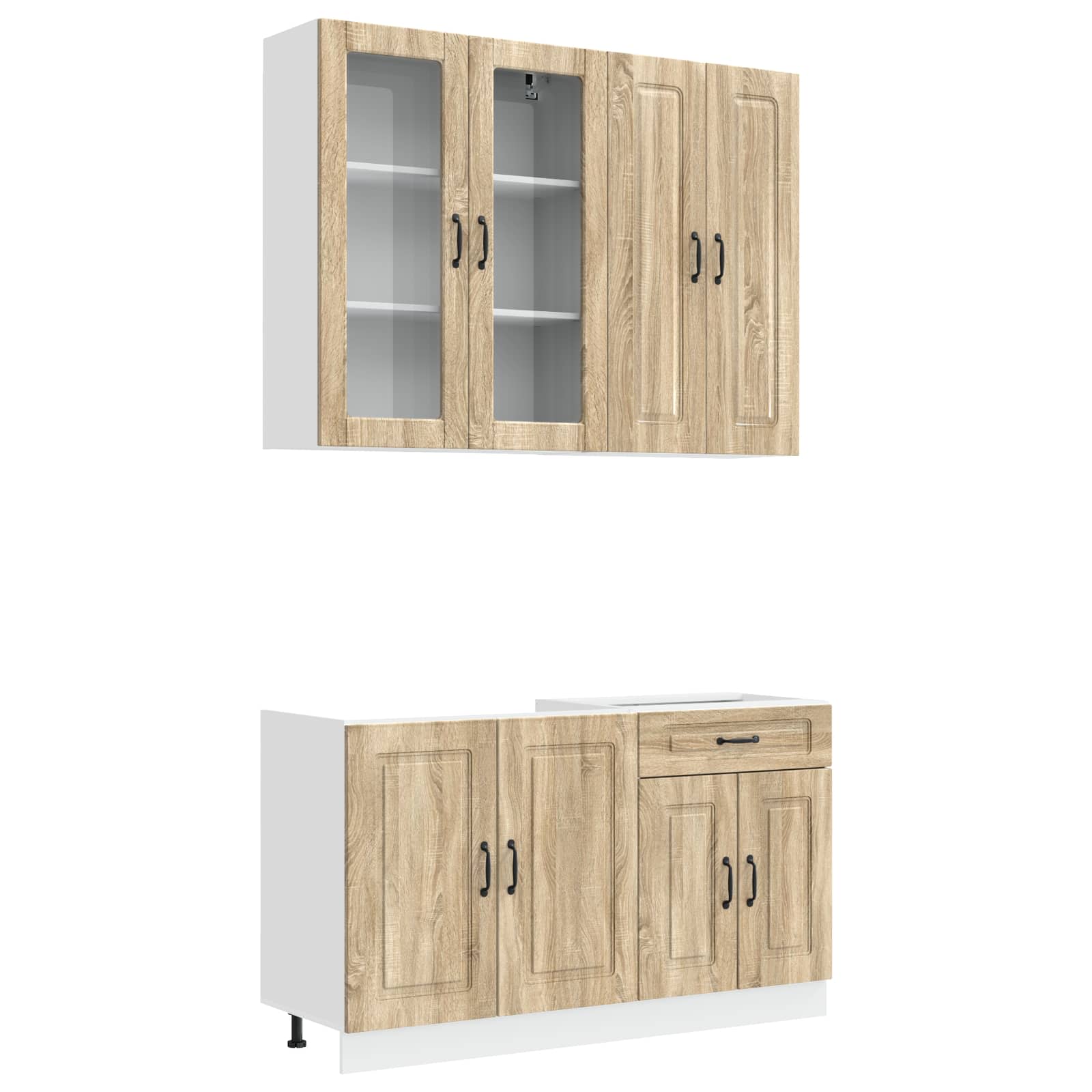 Kuhinjska jedinica KALMAR 4 pcs Hrast sonoma Konstruirano drvo