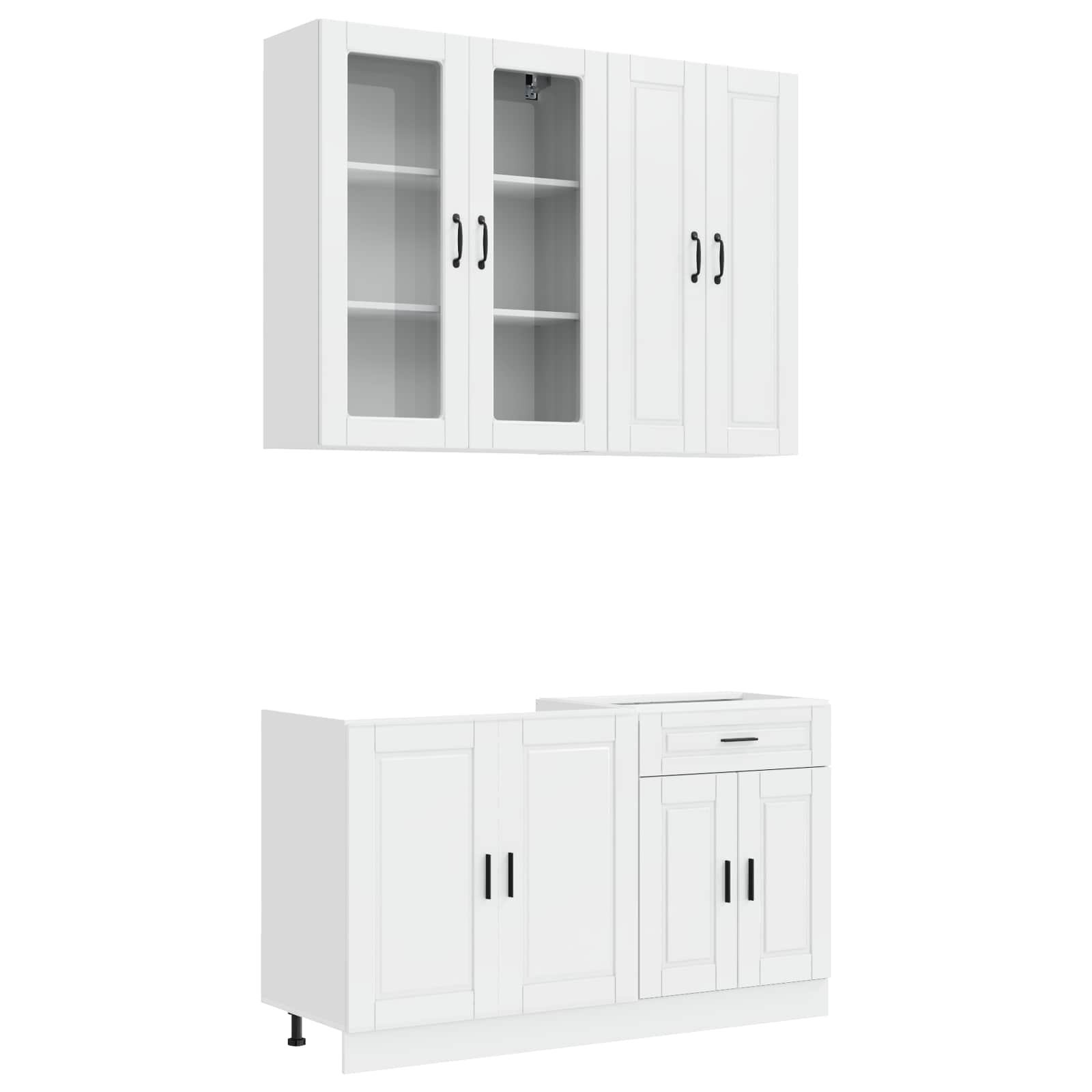 Kuhinjska jedinica PORTO 4 pcs Bijela visokog sjaja