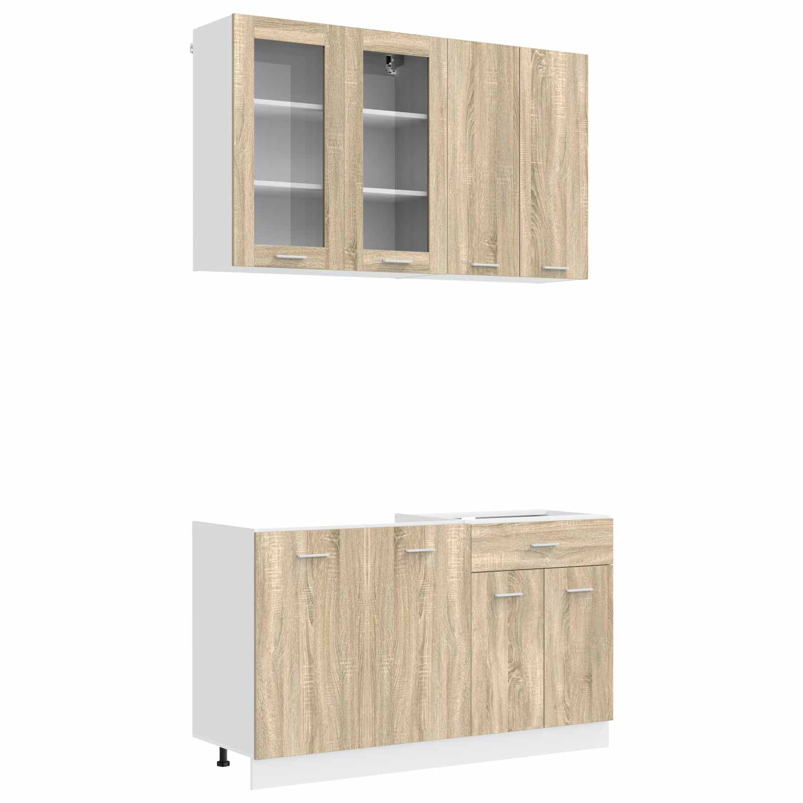 Kuhinjska jedinica LYON 4 pcs Hrast sonoma Konstruirano drvo
