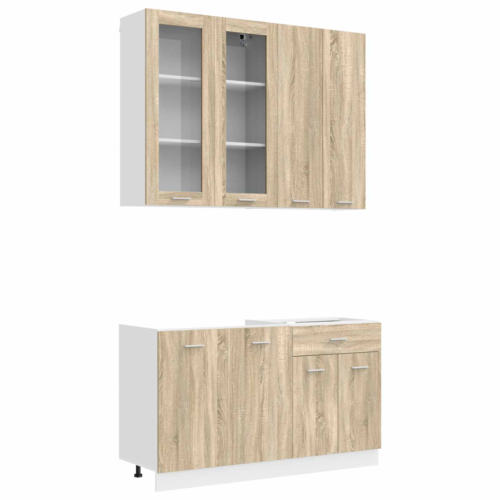 Kuhinjska jedinica LYON 4 pcs Hrast sonoma Konstruirano drvo