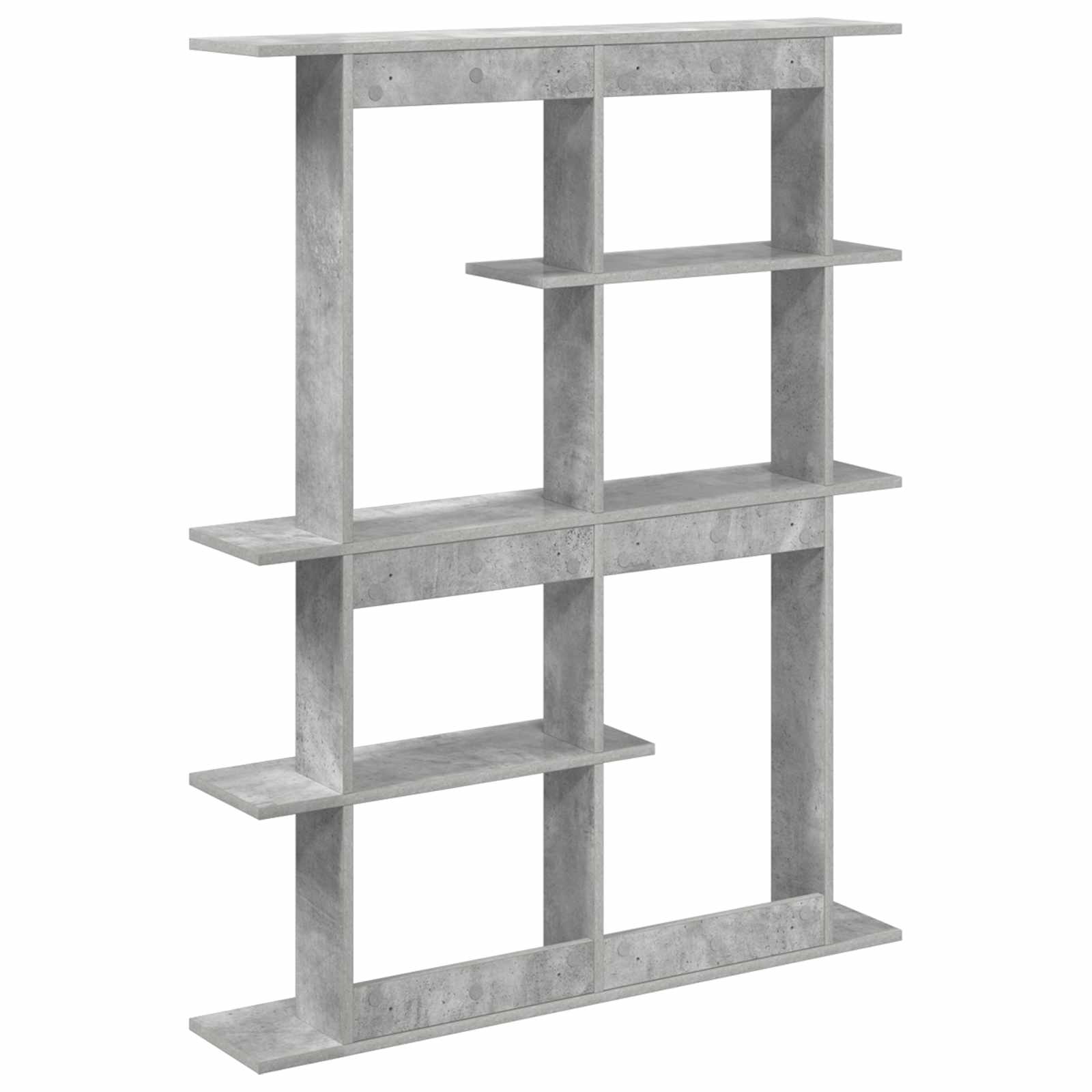 Polica na zidu Betonska siva 102 x 20 x 130 cm