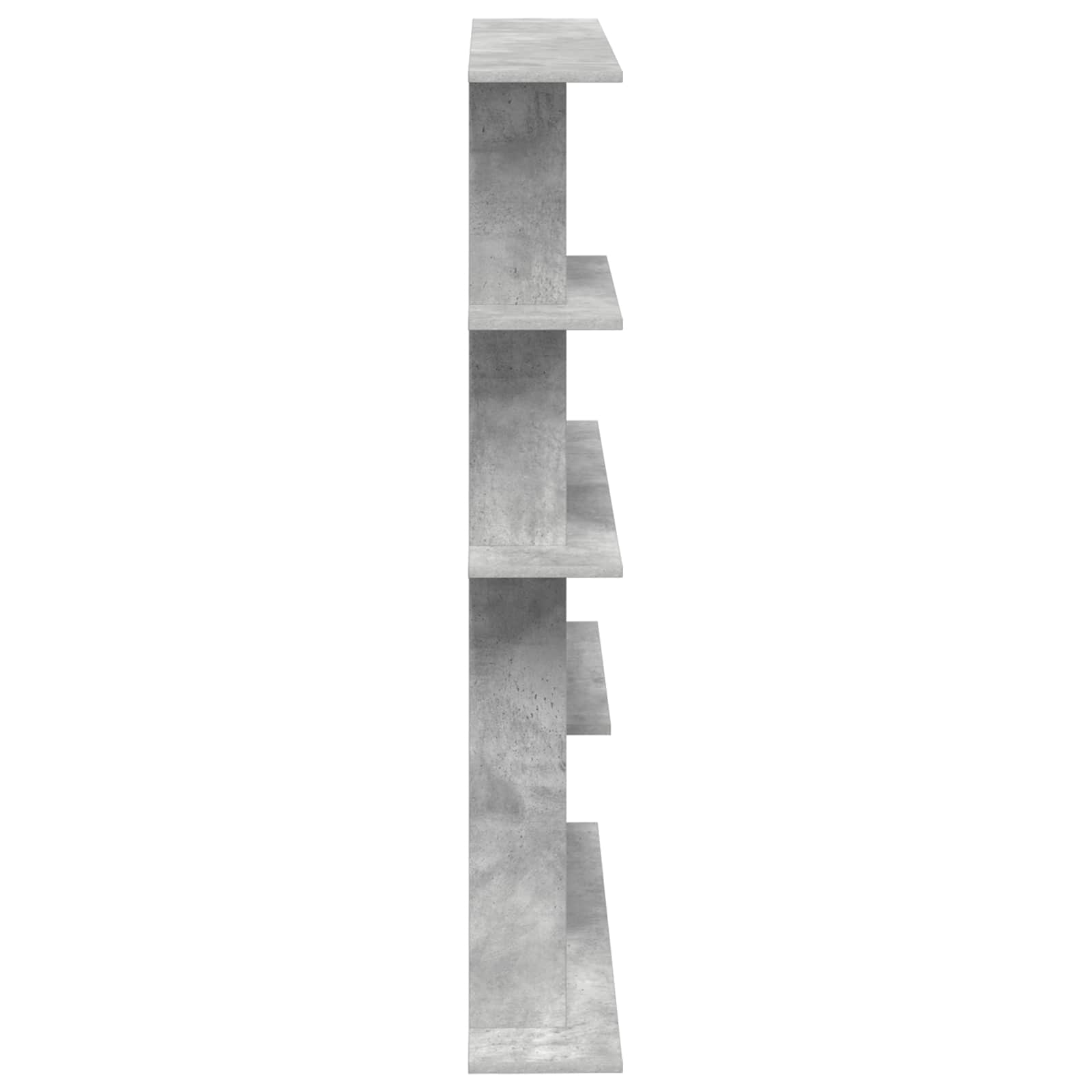 Polica na zidu Betonska siva 102 x 20 x 130 cm
