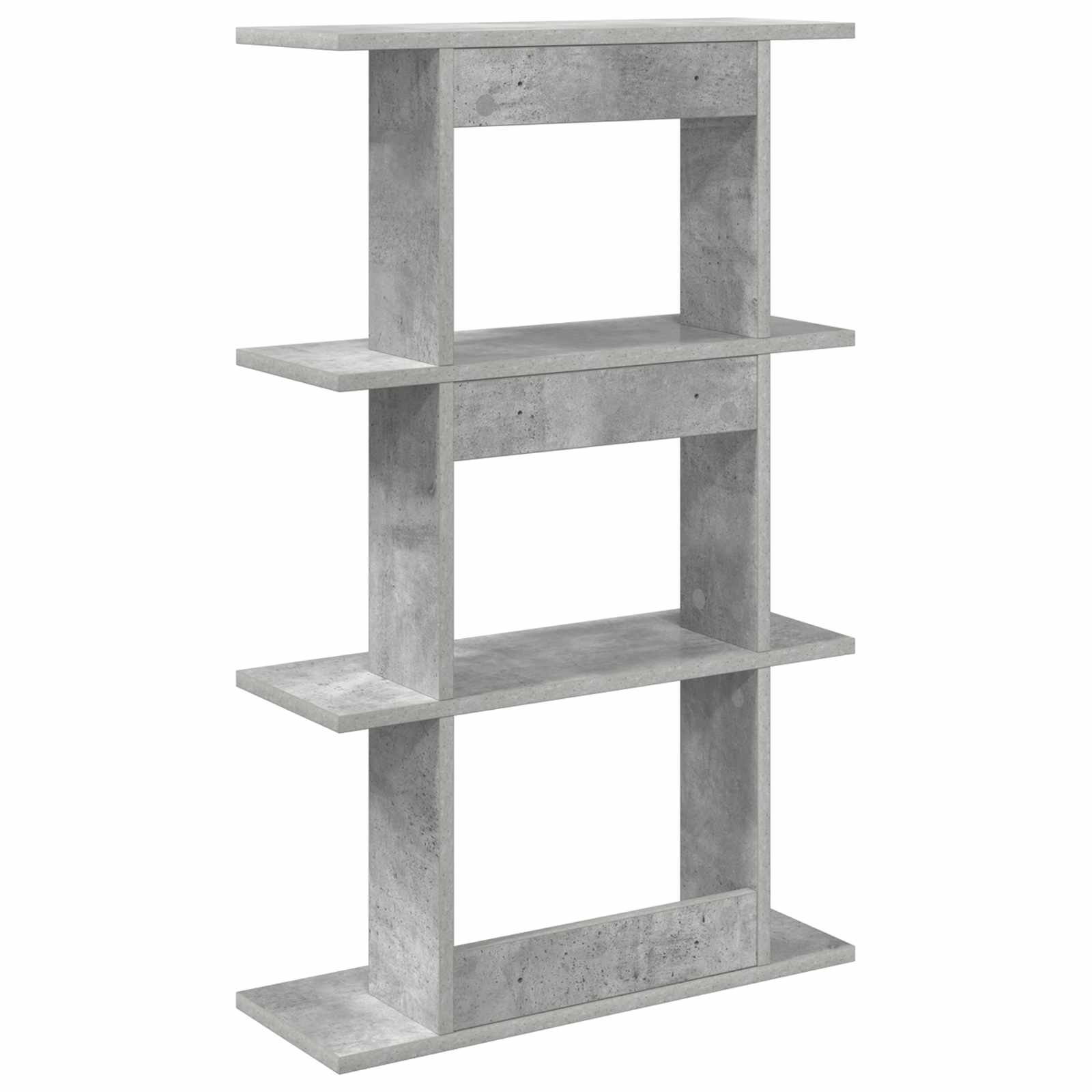 Polica na zidu Zidna montaža Betonska siva 56 x 20 x 90 cm