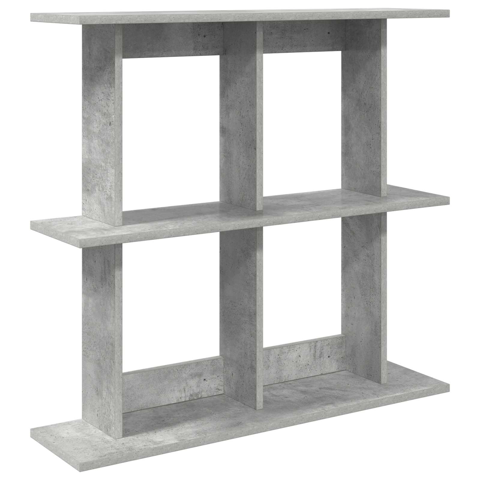 Polica na zidu Zidna montaža Betonska siva 80 x 20 x 75 cm