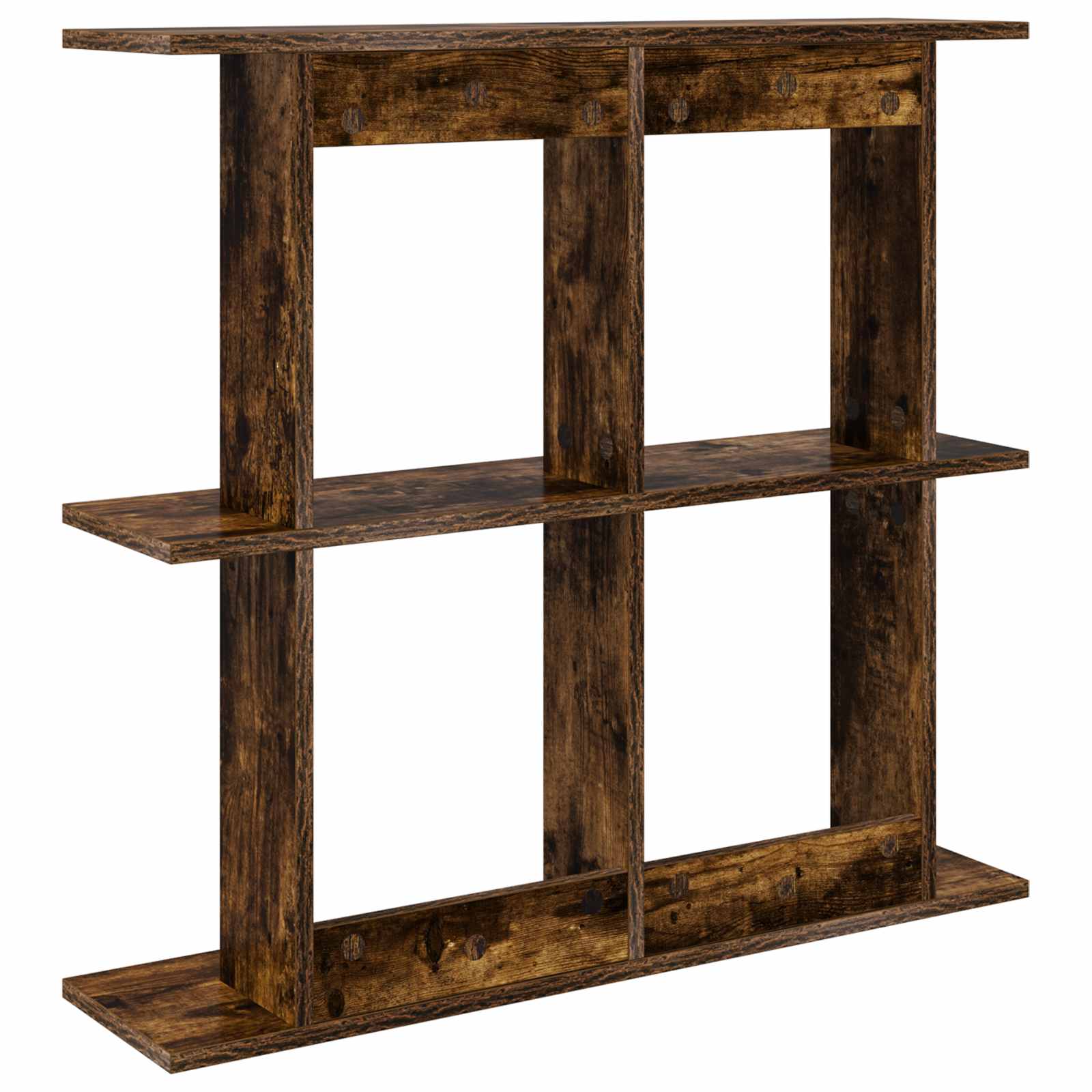Polica na zidu Zidna montaža Smeđa 80 x 20 x 75 cm