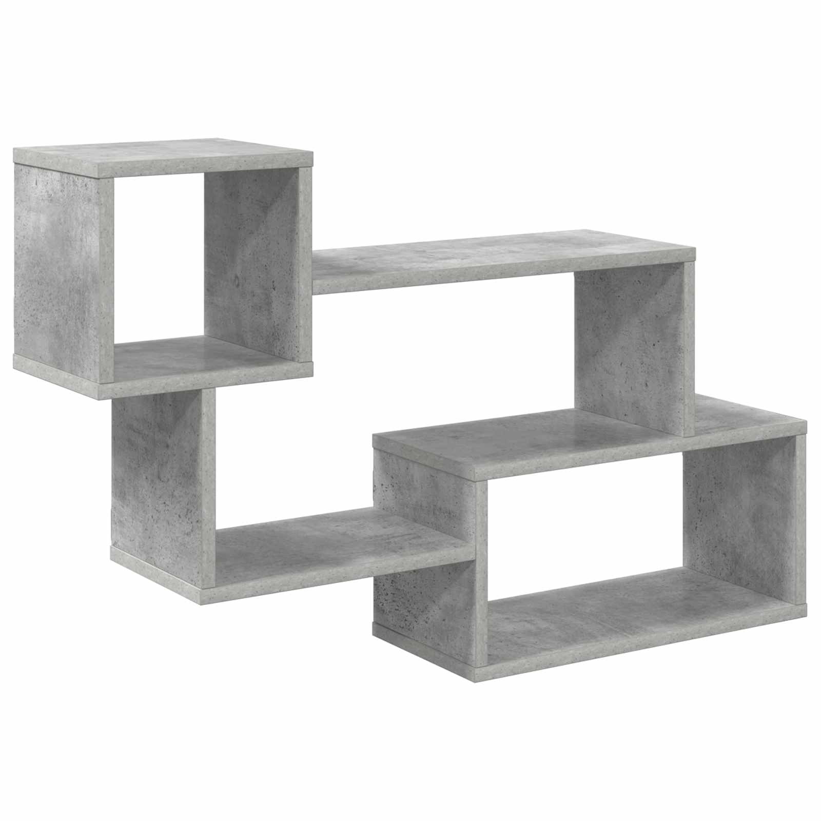 Lebdeća polica Zidna montaža Betonska siva 87 x 20 x 55 cm