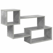 Lebdeća polica Zidna montaža Betonska siva 87 x 20 x 55 cm