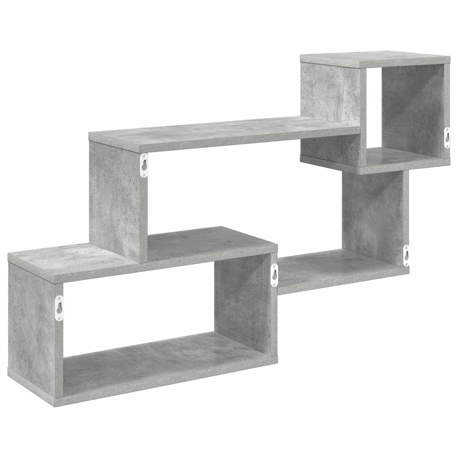 Lebdeća polica Zidna montaža Betonska siva 87 x 20 x 55 cm