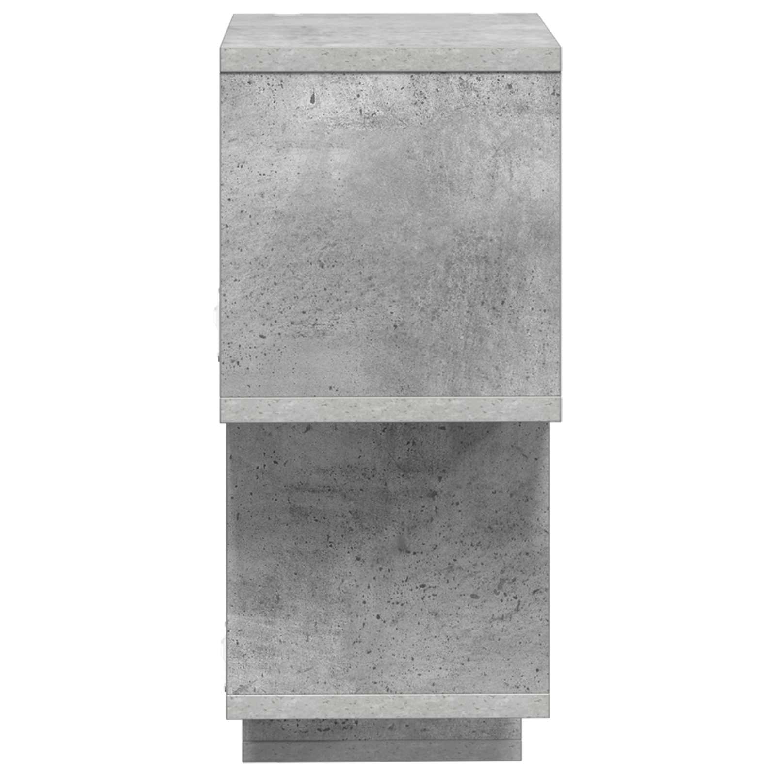 Lebdeća polica Zidna montaža Betonska siva 87 x 20 x 55 cm