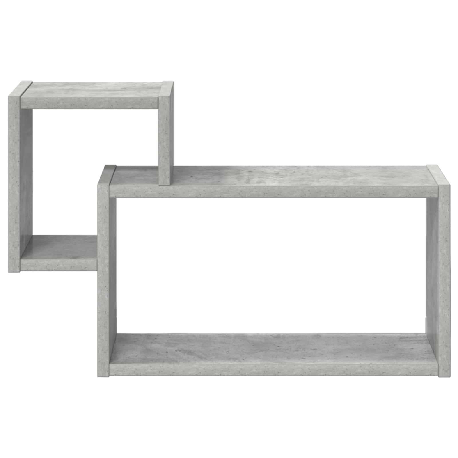 Polica na zidu Zidna montaža Betonska siva 55 x 15 x 35 cm