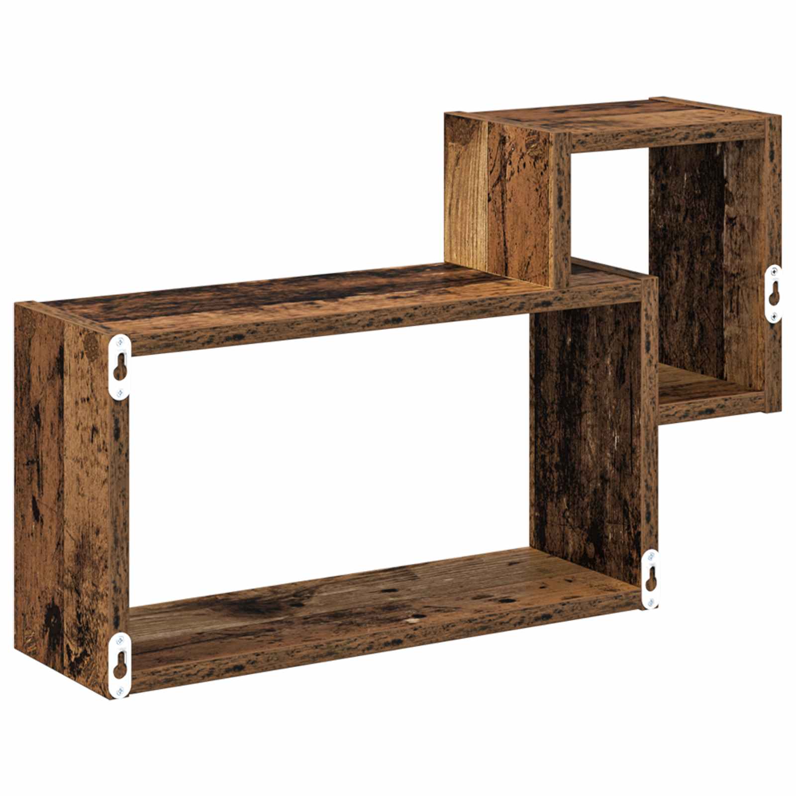 Polica na zidu Zidna montaža Staro drvo 55 x 15 x 35 cm