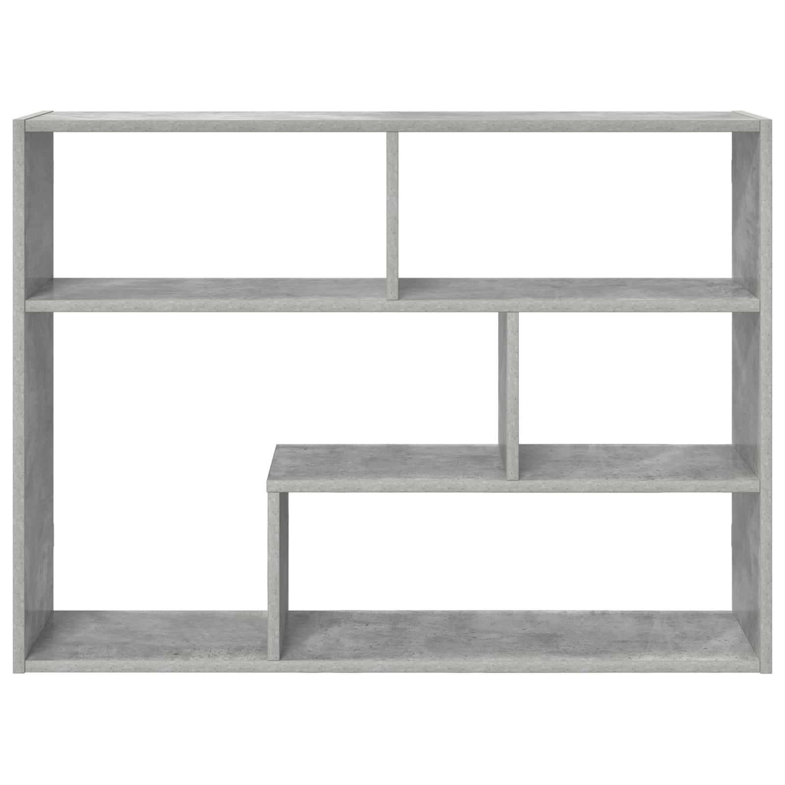 Polica na zidu Zidna montaža Betonska siva 95 x 20 x 69,5 cm