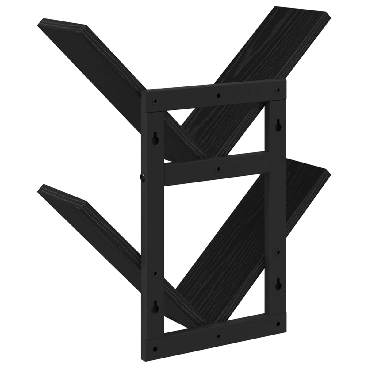 Floating polica za zid Crni hrast 43 x 15 x 47 cm