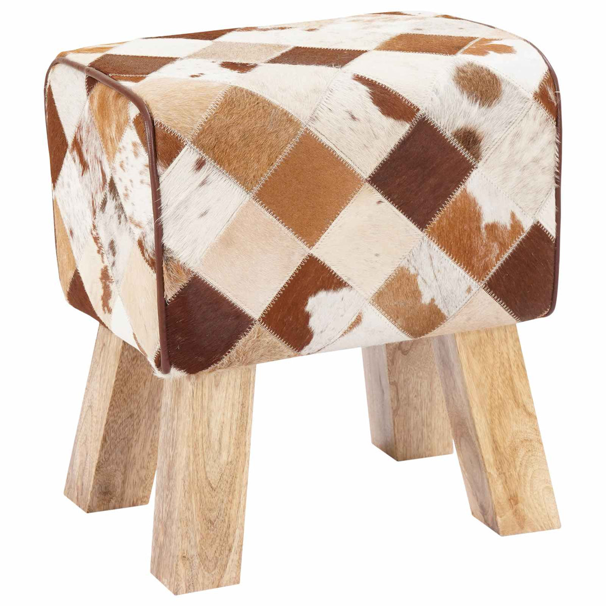 klupa 110 x 30 x 45 cm Prava koža