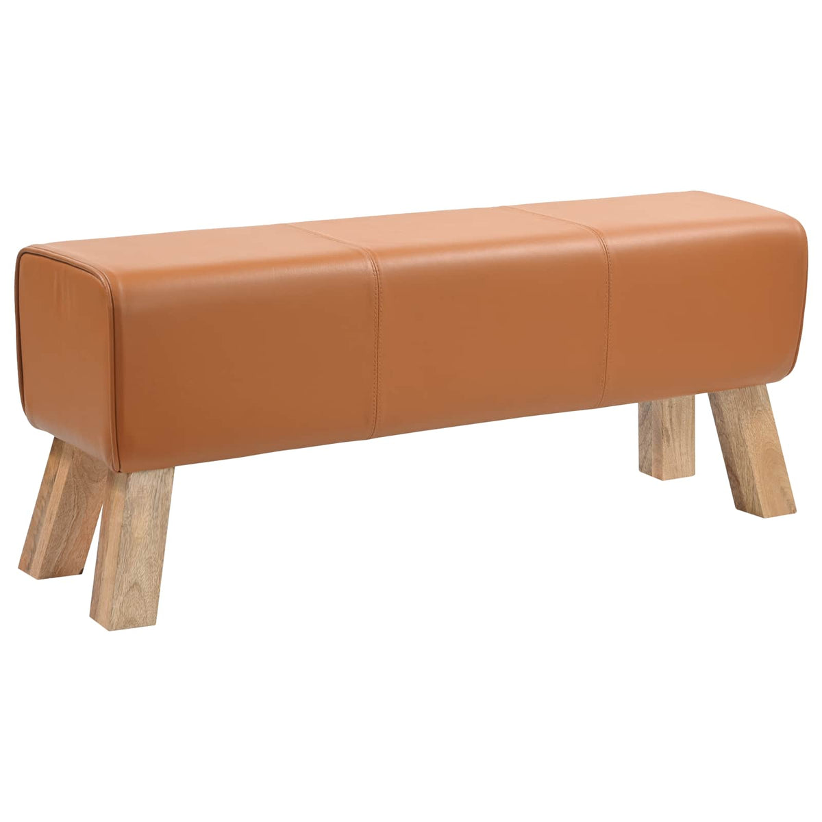 klupa 110 x 30 x 45 cm Prava koža