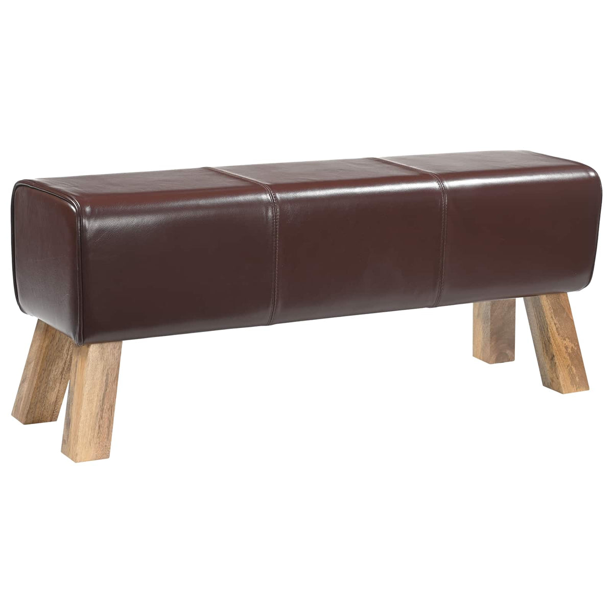 klupa 110 x 30 x 45 cm Prava koža