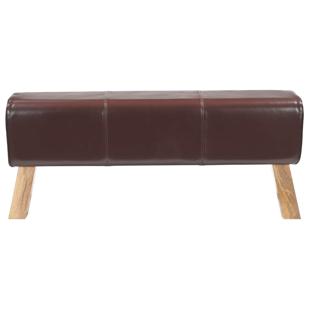 klupa 110 x 30 x 45 cm Prava koža