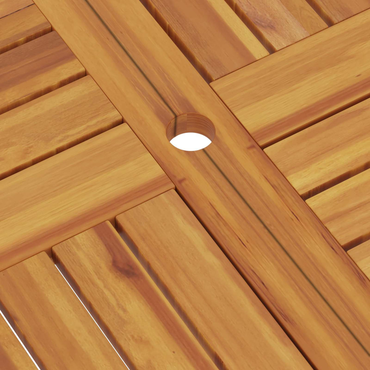 Preklopni vrtni stol Prirodna 90 x 90 x 75 cm Čvrsto teak drvo