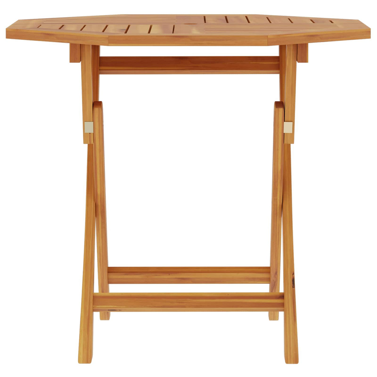 Preklopni vrtni stol Prirodna 90 x 90 x 75 cm Čvrsto teak drvo