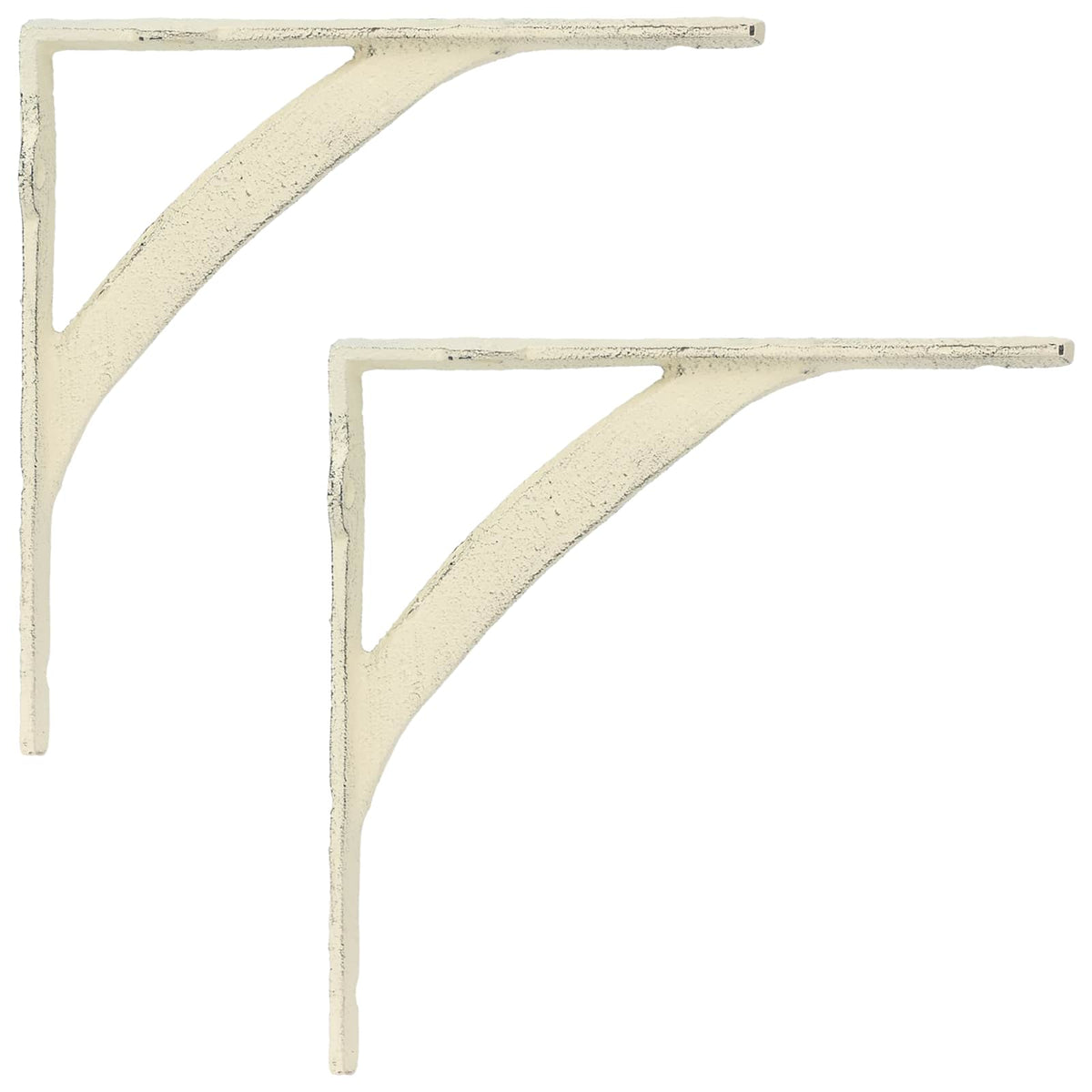 Nosači za zidne police 2 kom. Antič White 14.5 x 14.5 x 3.5 cm