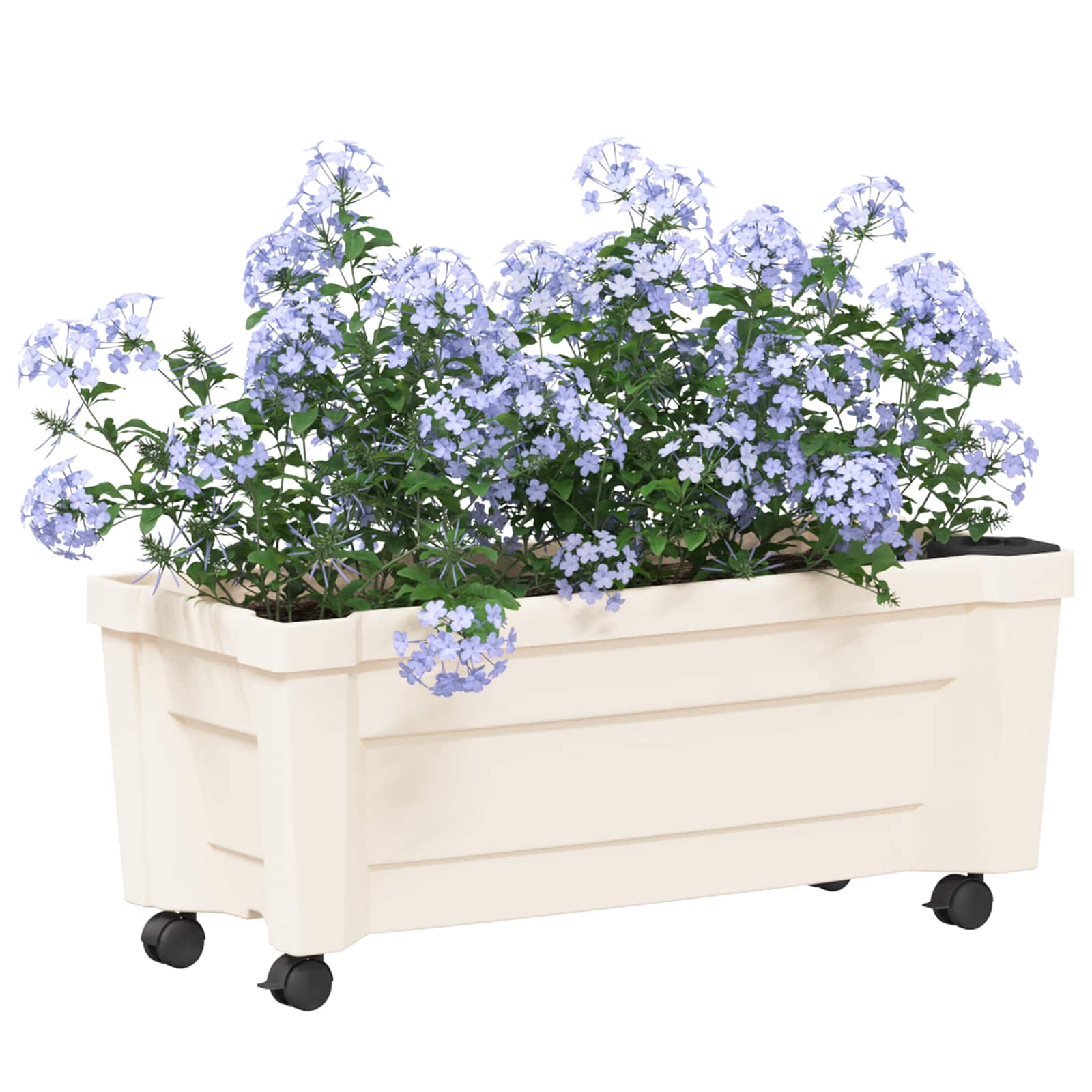 Calypso saksija s kotačima Bijela 79 x 35 x 33 cm PP